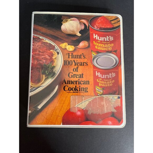 Vintage 90s Hunt's Tomato Paste 100th Year Anniversary Cookbook Recipe Collectio - Picture 1 of 12
